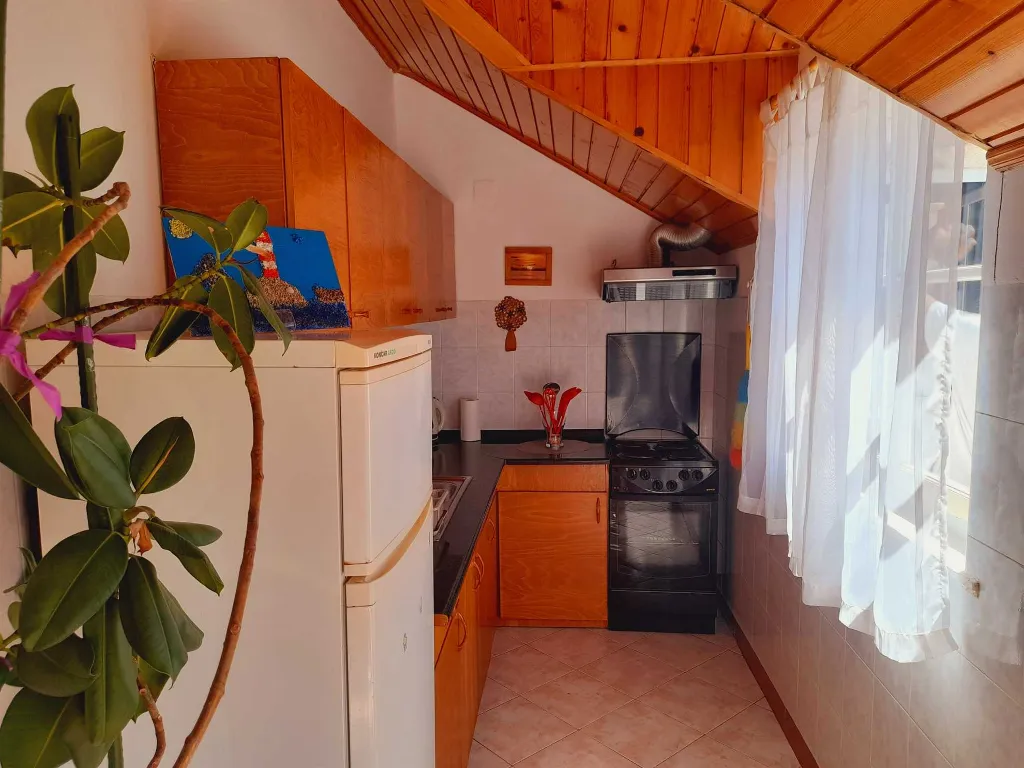 Apartment for 2 Guests with Sea View in Polače