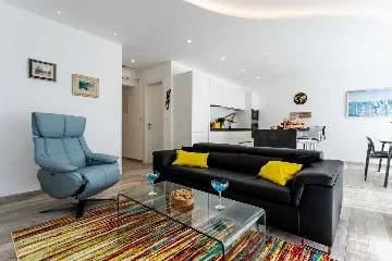 Baška Apartment for 4 Guests with Sea View