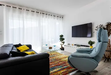 Baška Apartment for 4 Guests with Sea View