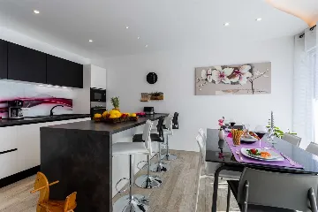 Panoramic Sea View Apartment in Baška for 4