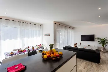 Panoramic Sea View Apartment in Baška for 4