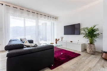 Panoramic Sea View Apartment in Baška for 4