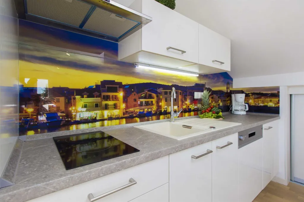 Vodice Penthouse Apartment with Roof Terrace and Sea View