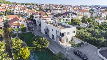 Vodice Penthouse Apartment with Roof Terrace and Sea View