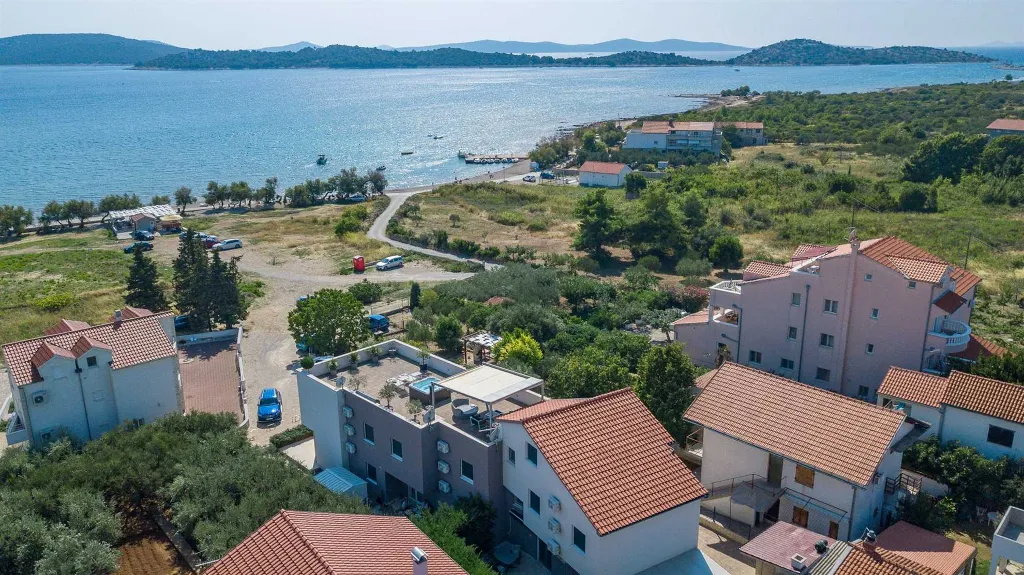 Vodice Penthouse Apartment with Roof Terrace and Sea View