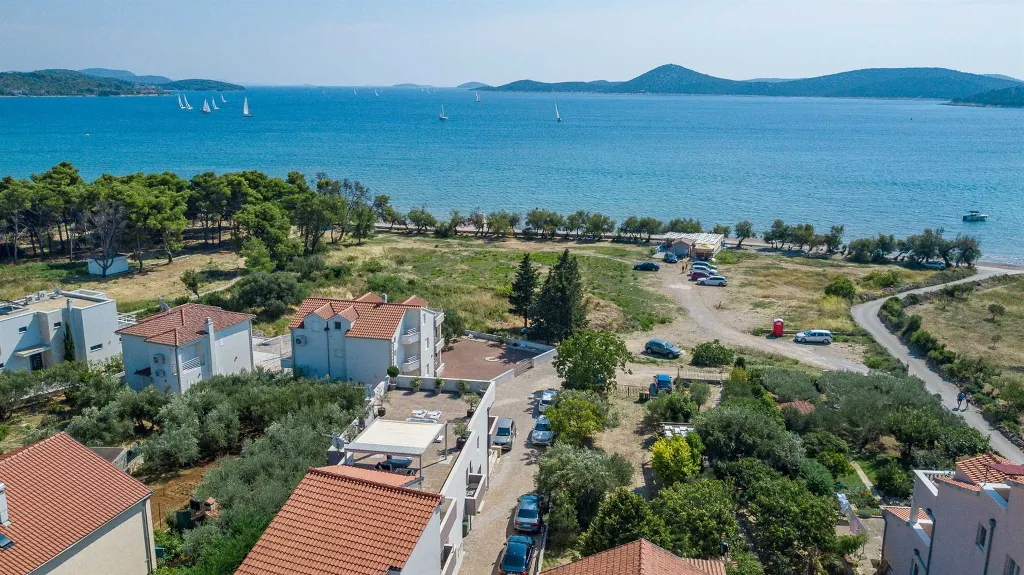 Vodice Penthouse Apartment with Roof Terrace and Sea View