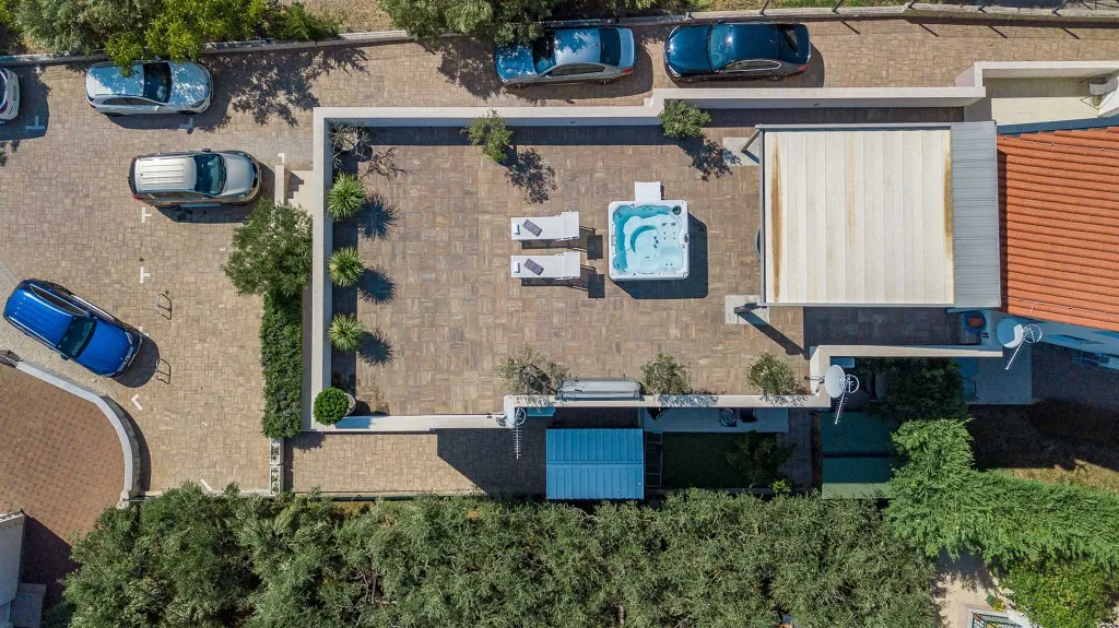 Vodice Penthouse Apartment with Roof Terrace and Sea View