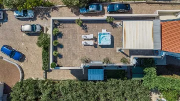 Vodice Penthouse Apartment with Roof Terrace and Sea View