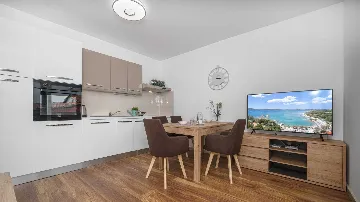 Two-Bedroom Apartment in Vodice with Sea View