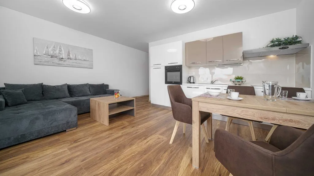 Two-Bedroom Apartment in Vodice with Sea View