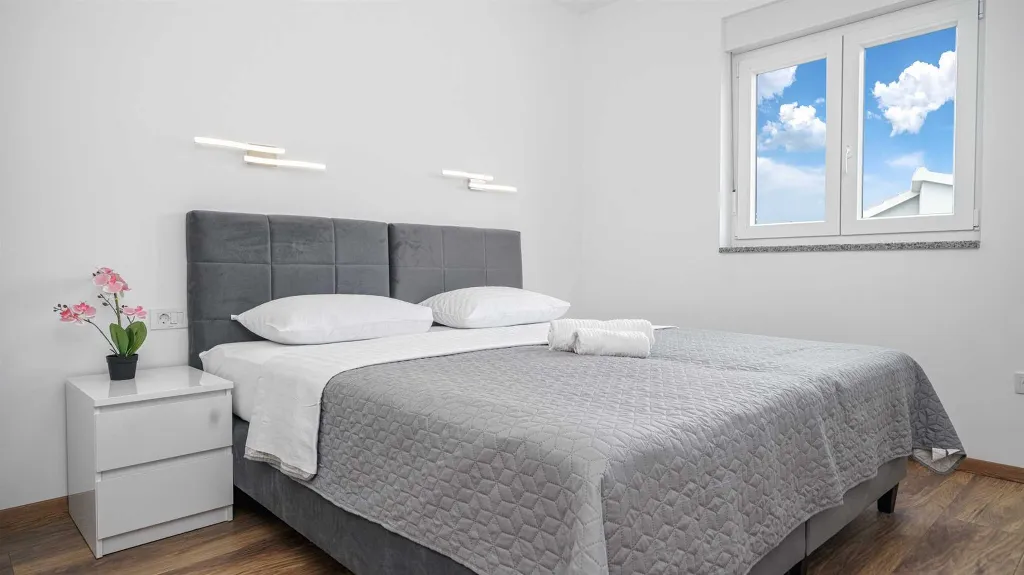 Two-Bedroom Apartment in Vodice with Sea View
