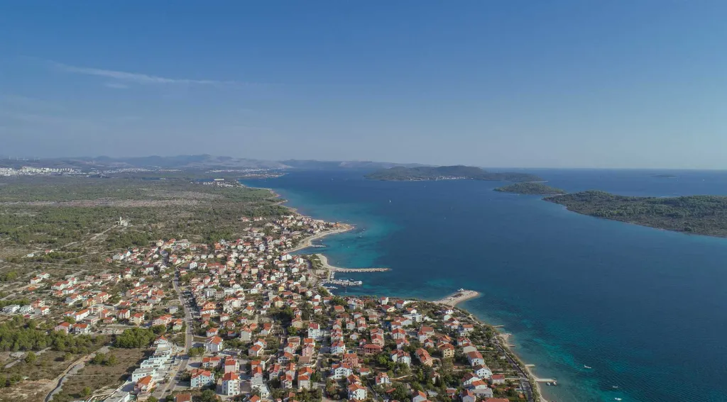 Two-Bedroom Apartment in Vodice with Sea View