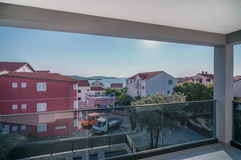 Two-Bedroom Apartment in Vodice with Sea View