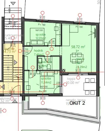 2-Bedroom Apartment in Vodice for Up to 4