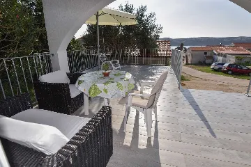 Stara Novalja Sea-View Apartment for 4 Guests