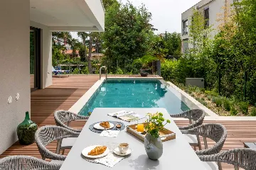 Rovinj 3-Bedroom Apartment with Private Heated Pool