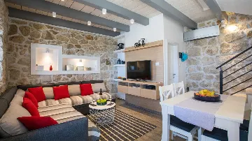 Brsecine Villa with Private Pool and Sea Views