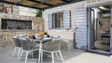 Brsecine Villa with Private Pool and Sea Views