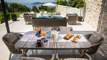 Brsecine Villa with Private Pool and Sea Views