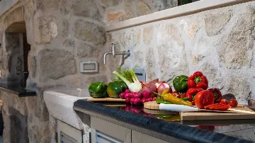 Brsecine Villa with Private Pool and Sea Views