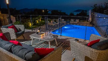 Brsecine Villa with Private Pool and Sea Views