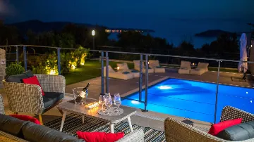 Brsecine Villa with Private Pool and Sea Views