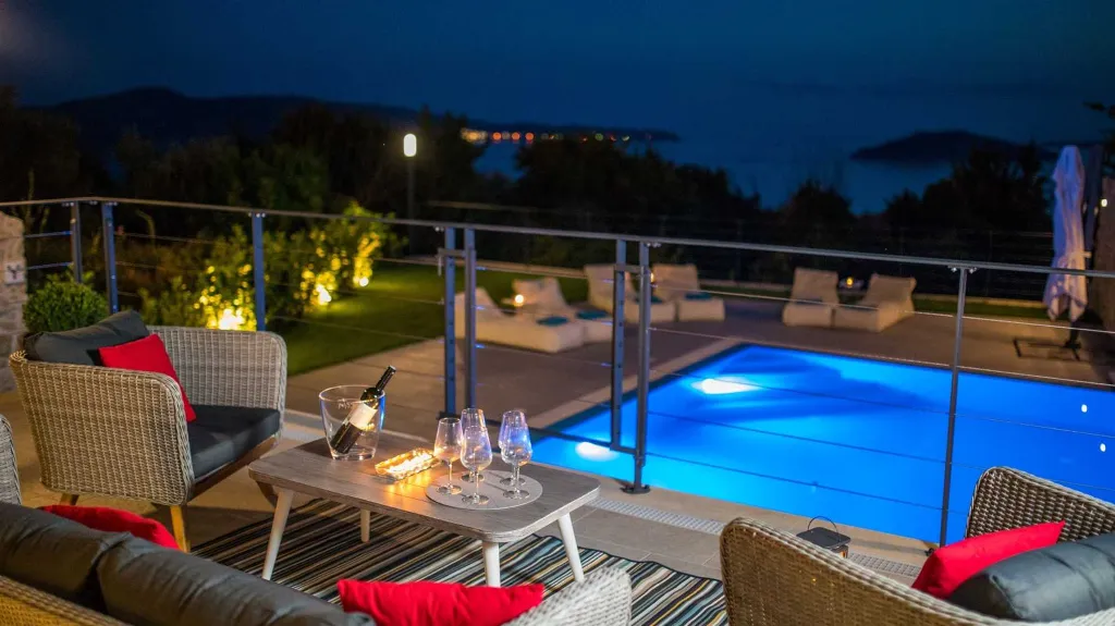 Brsecine Villa with Private Pool and Sea Views