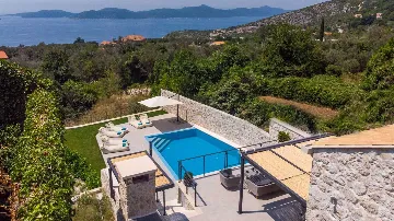 Brsecine Villa with Private Pool and Sea Views