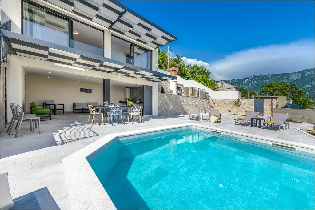 Villa with Private Pool and Sea View in Konavle