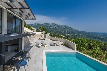 Villa with Private Pool and Sea View in Konavle