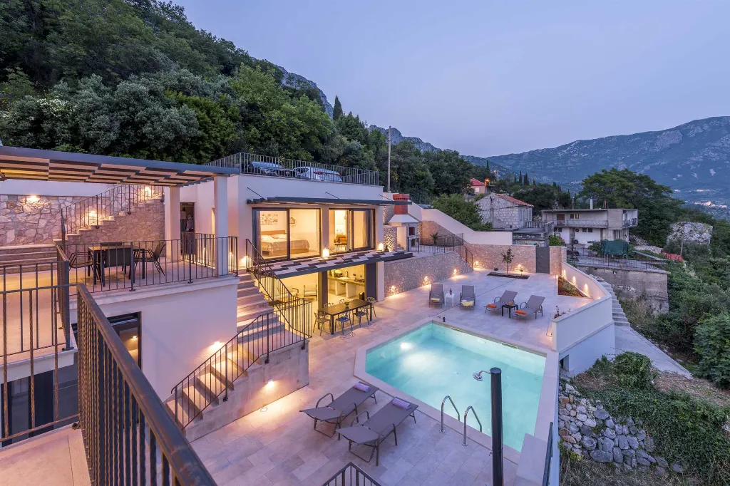 Villa with Private Pool and Sea View in Konavle