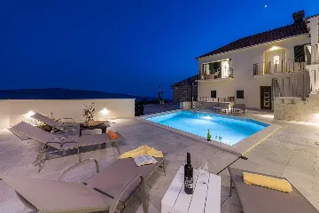 Villa with Private Pool and Sea View in Konavle