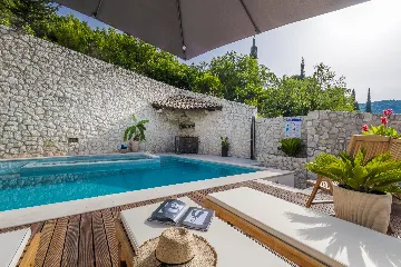 Kupari Villa with Heated Pool for Up to 9