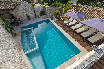 Kupari Villa with Heated Pool for Up to 9