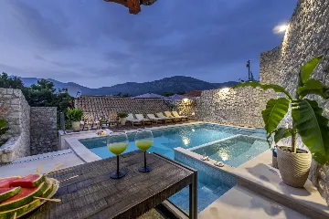 Kupari Villa with Heated Pool for Up to 9