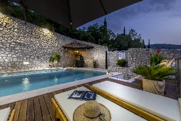 Kupari Villa with Heated Pool for Up to 9