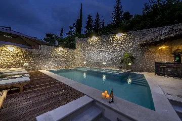 Kupari Villa with Heated Pool for Up to 9