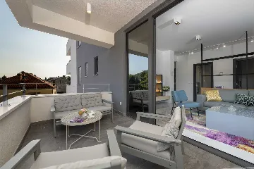 New Two-Bedroom Apartment in Croatia with Partial Sea View