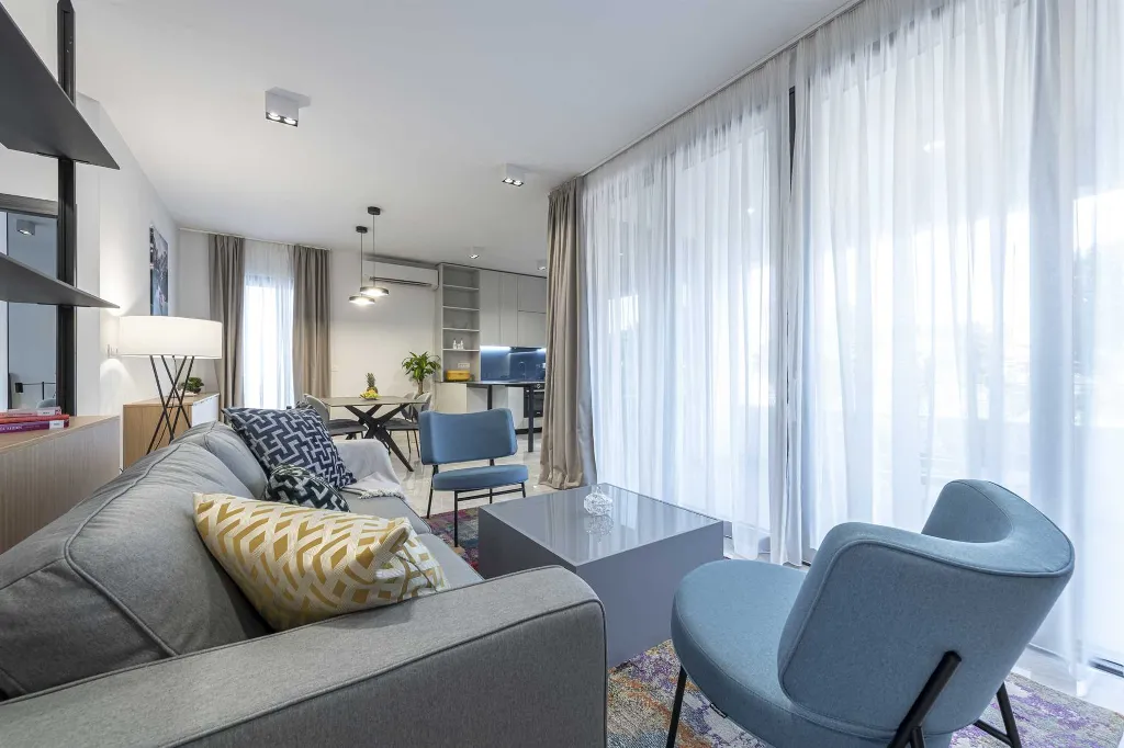 New Two-Bedroom Apartment in Croatia with Partial Sea View