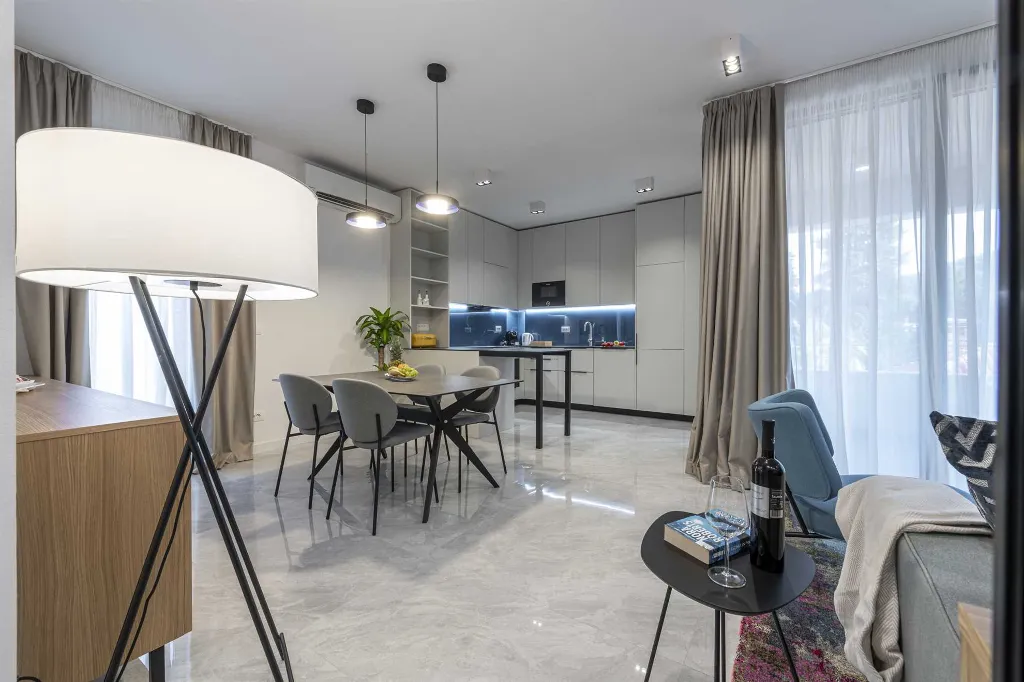 New Two-Bedroom Apartment in Croatia with Partial Sea View