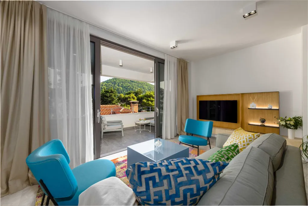 New Two-Bedroom Apartment in Croatia with Partial Sea View