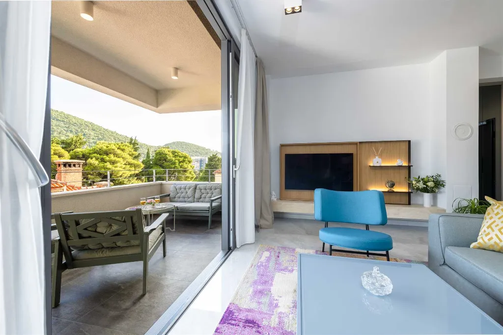 New Two-Bedroom Apartment in Croatia with Partial Sea View