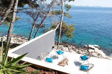 Beachfront Villa in Blato for 12 Guests
