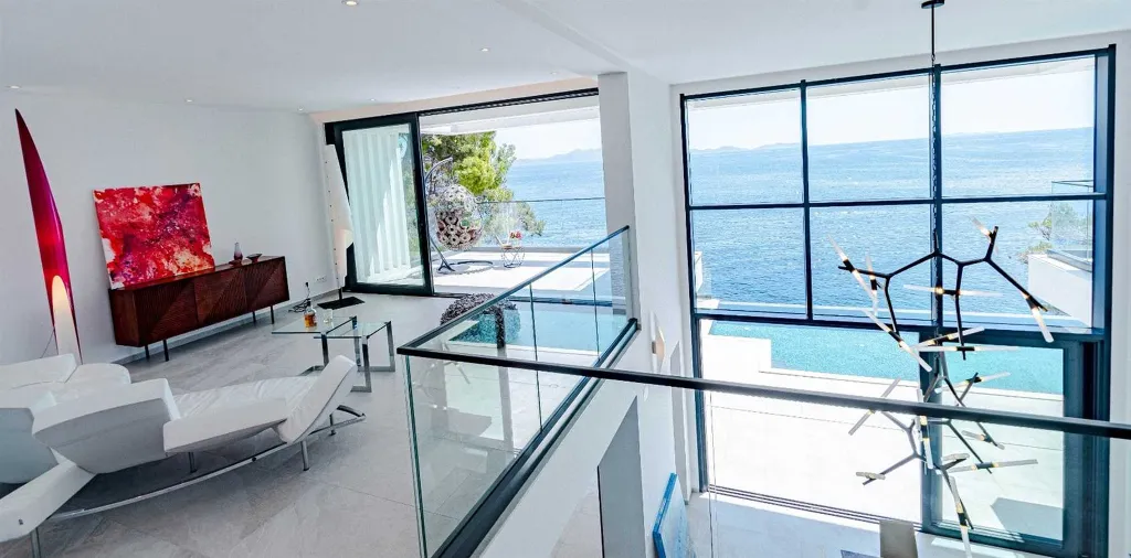 Beachfront Villa in Blato for 12 Guests
