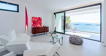 Beachfront Villa in Blato for 12 Guests