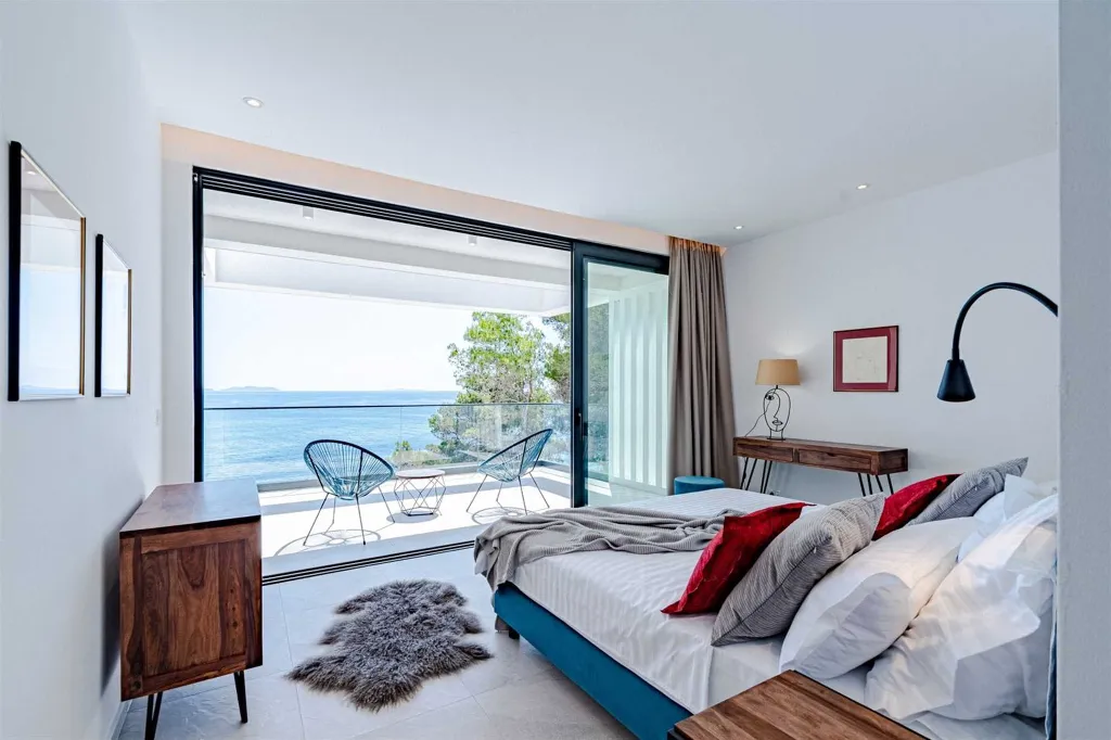 Beachfront Villa in Blato for 12 Guests