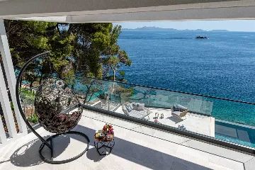 Beachfront Villa in Blato for 12 Guests
