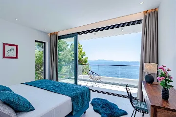 Beachfront Villa in Blato for 12 Guests