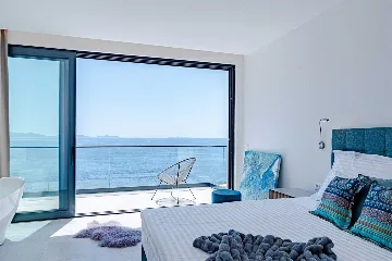 Beachfront Villa in Blato for 12 Guests