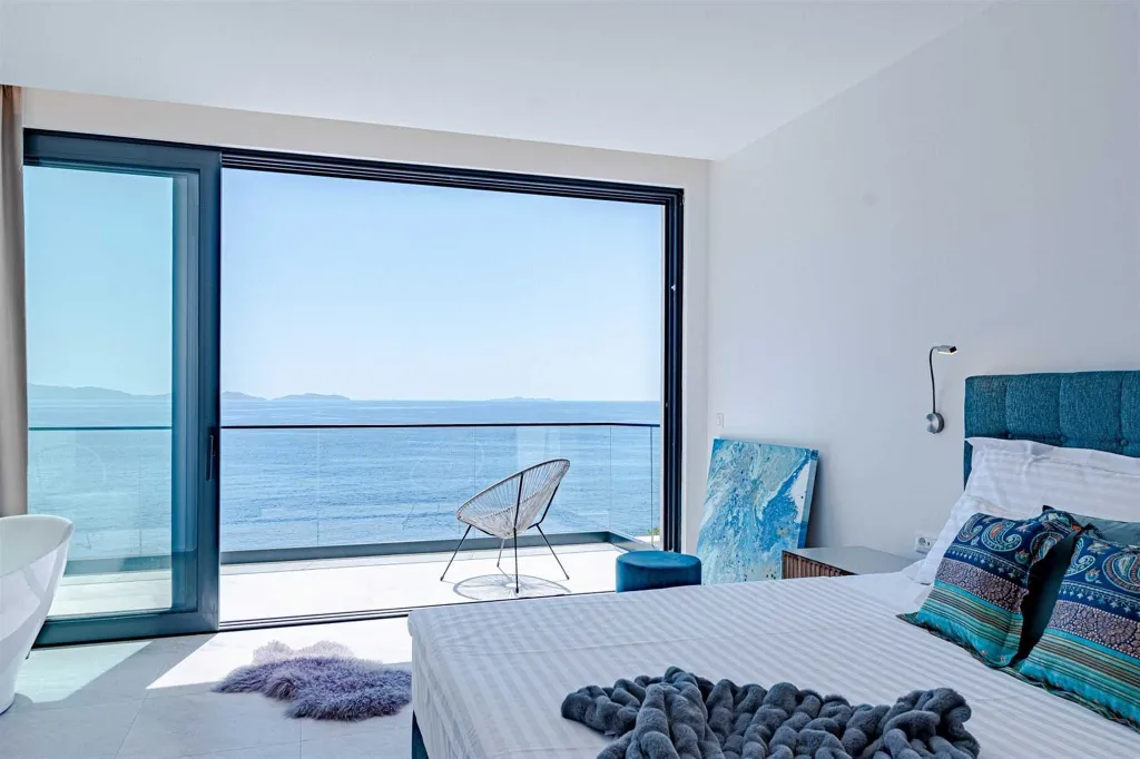Beachfront Villa in Blato for 12 Guests